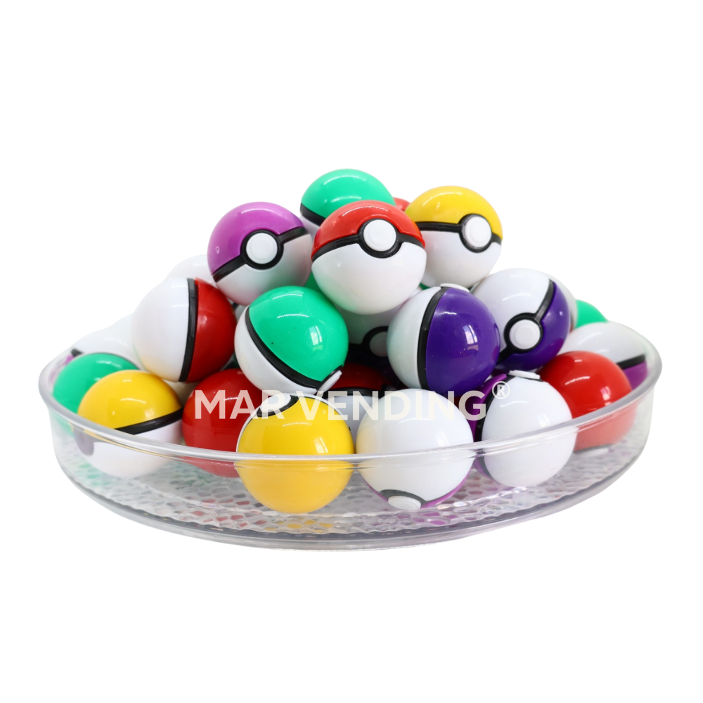 Juguetes - Cápsulas Pokeball Sorpresa para Máquinas Vending 32 mm