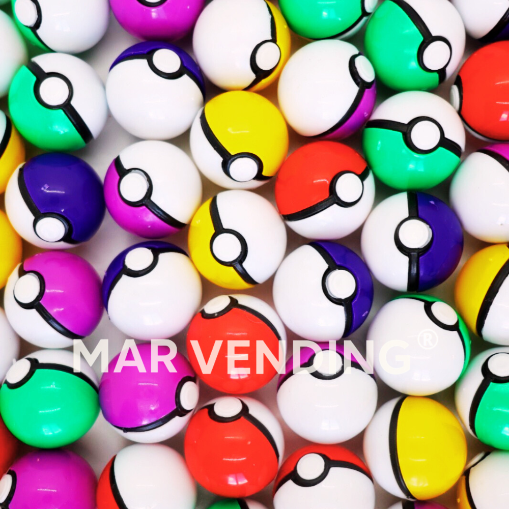 Juguetes - Cápsulas Pokeball Sorpresa para Máquinas Vending 32 mm