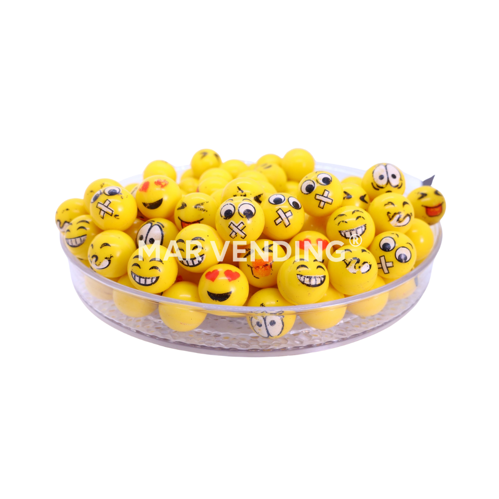 Juguetes - Pelotas Emoji Amarillas 27 mm
